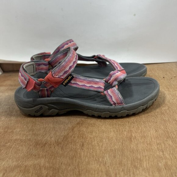 Teva Hurricane Sport Hiking Sandals Women Size 7 Classic S/N 4176 Quick Dry - Picture 2 of 8